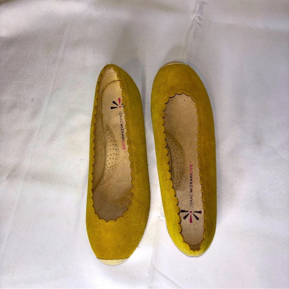 Isaac Mizrahi Live! Espadrille Flat Dijon Size 8.5